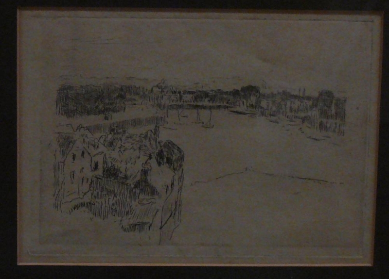 C 14  Etching, Dieppe harbour