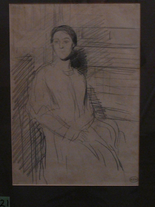 C 21 pencil portrait of a lady