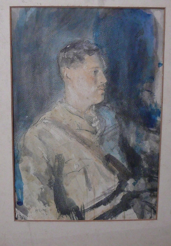 C 25  Portrait of an officer in Uniform