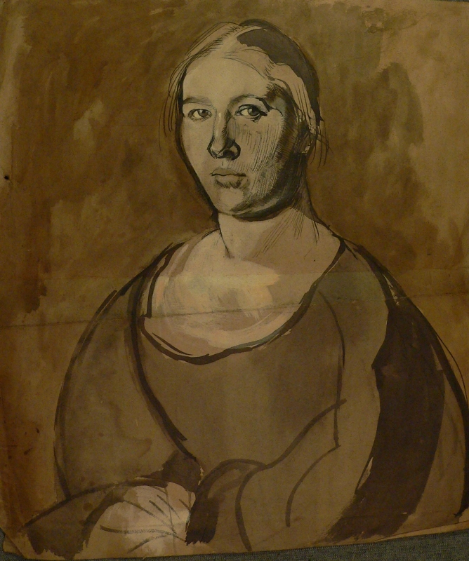 Portrait 1/2 length of a lady