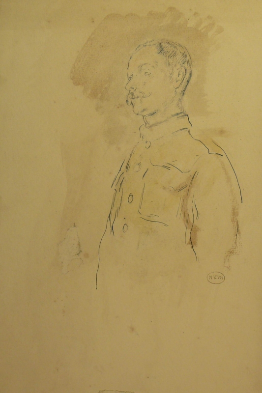 Portrait sketch of an officer  . . DRA/336