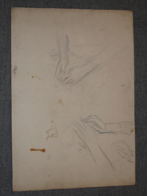 493 Study of hands, pencil