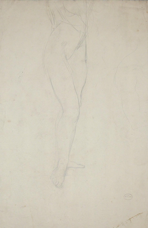 Sketch of standing nude........1157