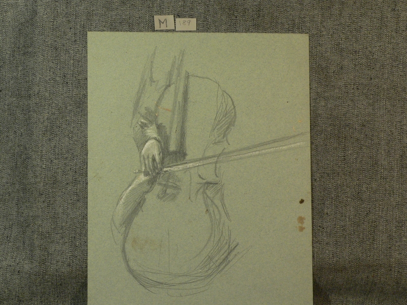 Hand bow and cello