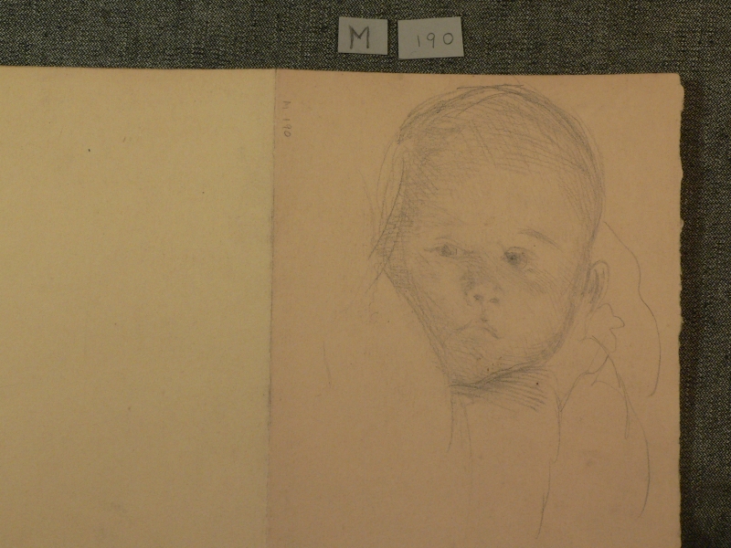 Pencil portrait of a child (Richard Hett)