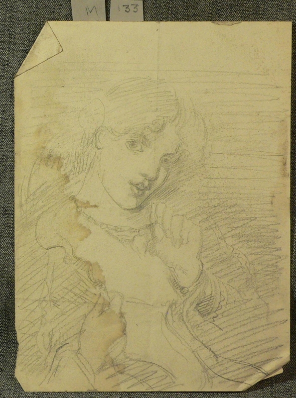 Drawing of a young girl