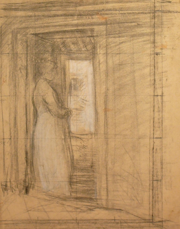 lady standing in a doorway