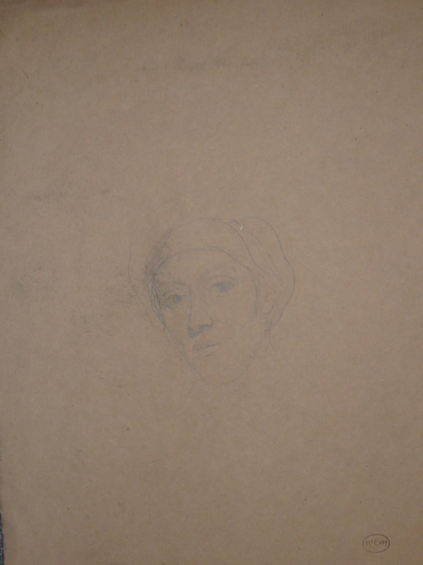 40ch. pencil portrait of  Anais