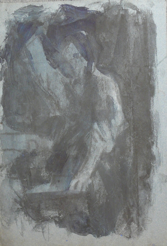 187ch  Wash drawing of a figure